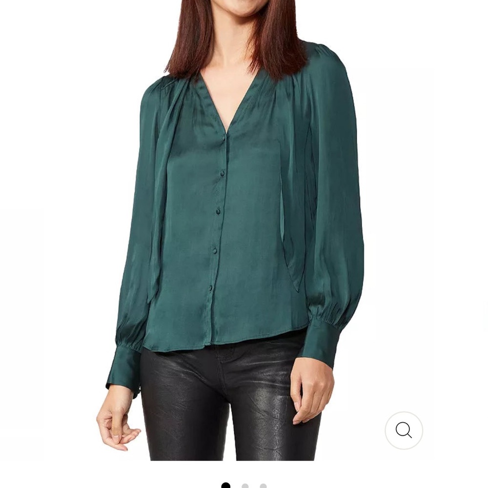 CLEOBELLE DARK SPRUCE BLOUSE - Picture 3 of 9
